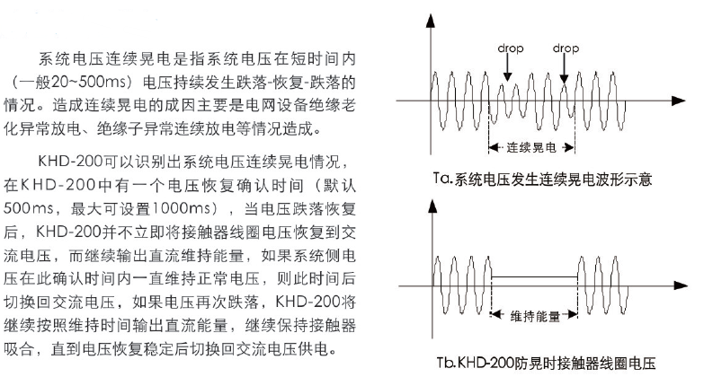 KHD-200系列防晃电产品