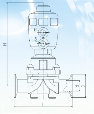 进口气动卫生级隔膜阀 进口气动卫生级隔膜阀