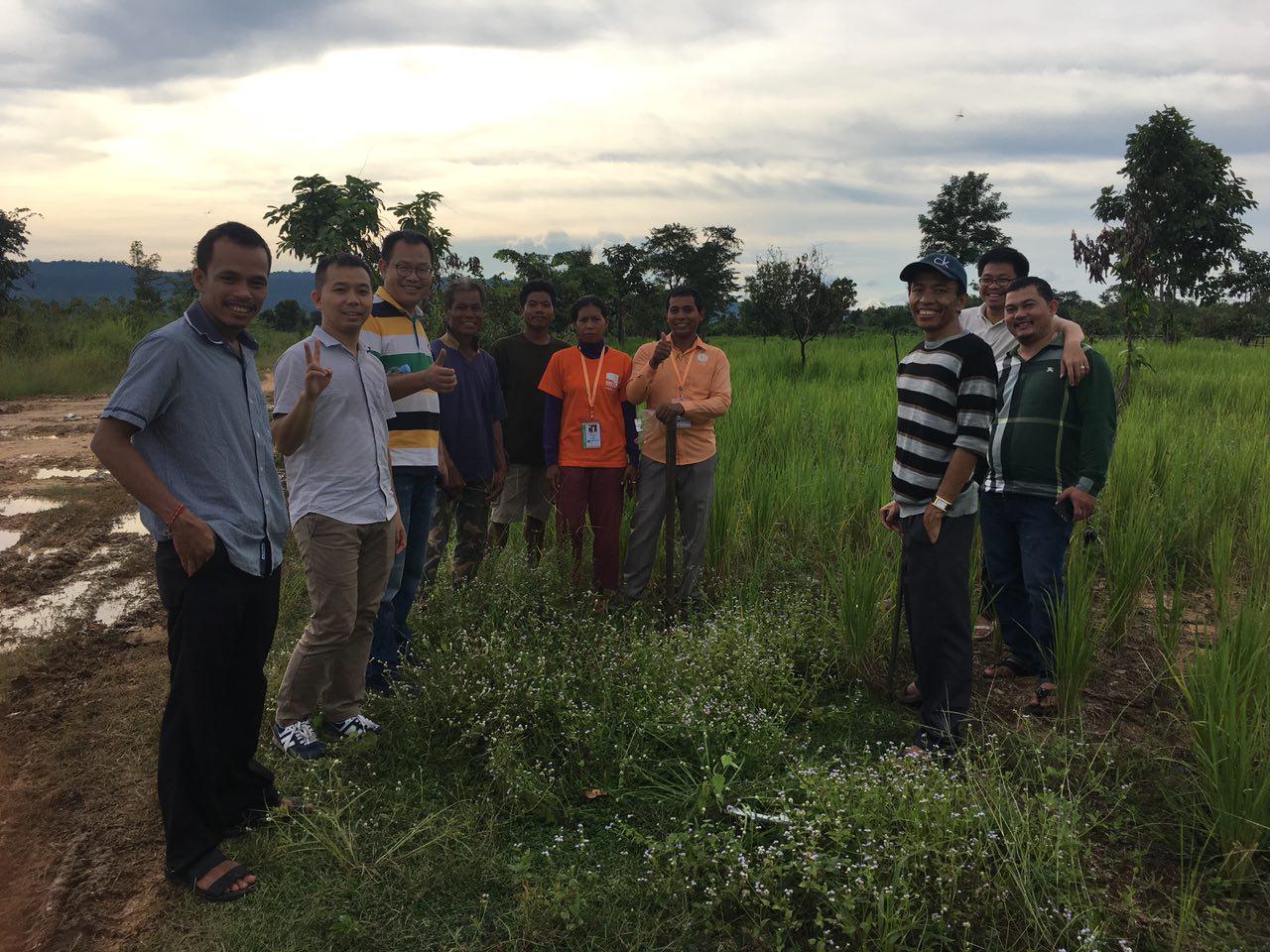 Rutom Visited Cambodian Customer