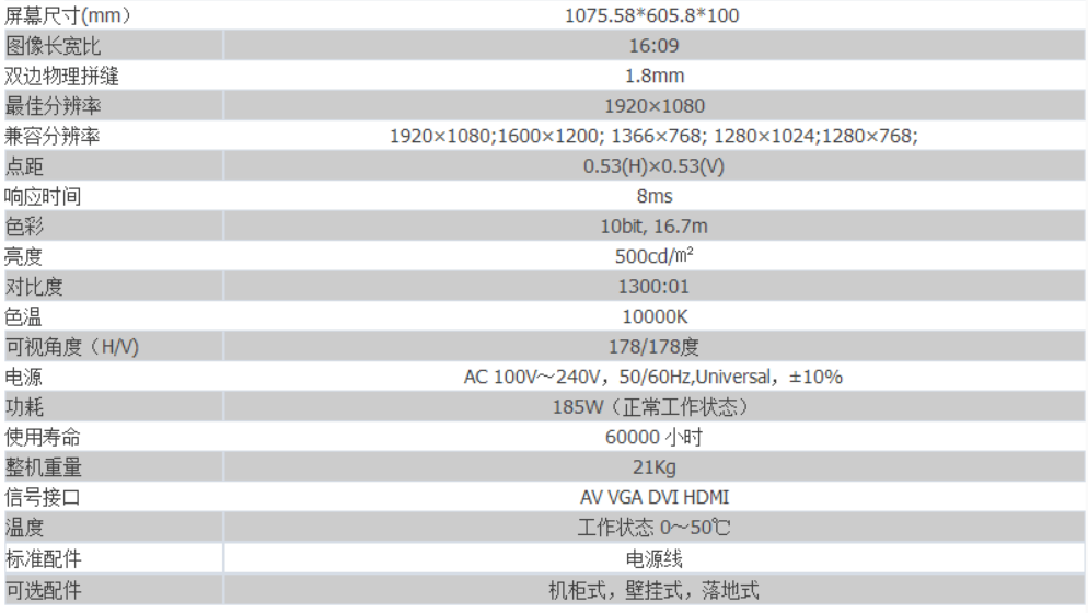 46寸无缝液晶拼接屏 46寸无缝液晶拼接屏