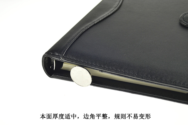 勤得利（QIN DELI）3101-25 皮面笔记本 A5 黑色