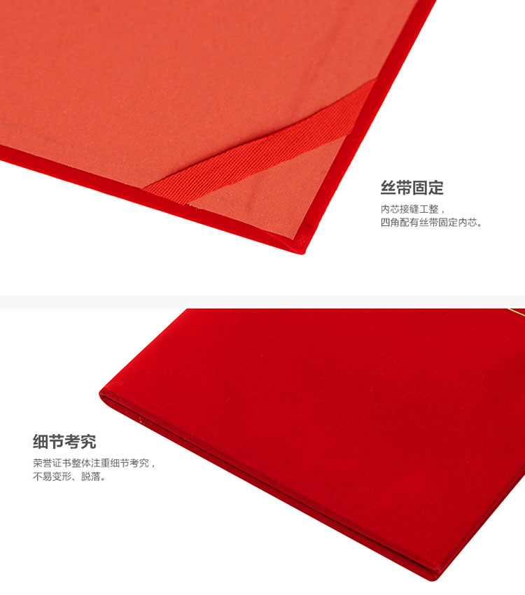 晨光（M&G）ASC99306 6K荣誉证书 尊贤绒面得奖证书烫金（配带A3内页）213*295mm A4