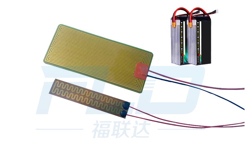 RC battery polyimide heater