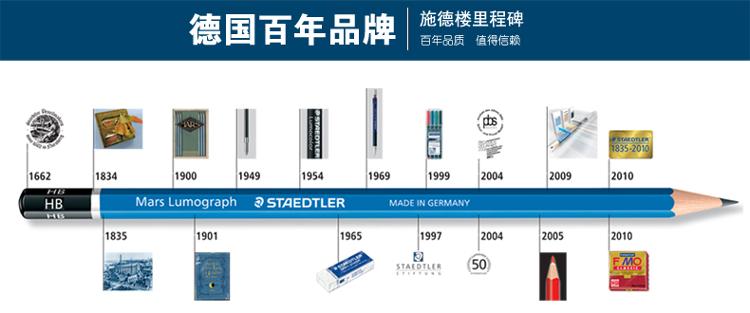 施德楼（STAEDTLER）351 白板笔 红色 10支/盒