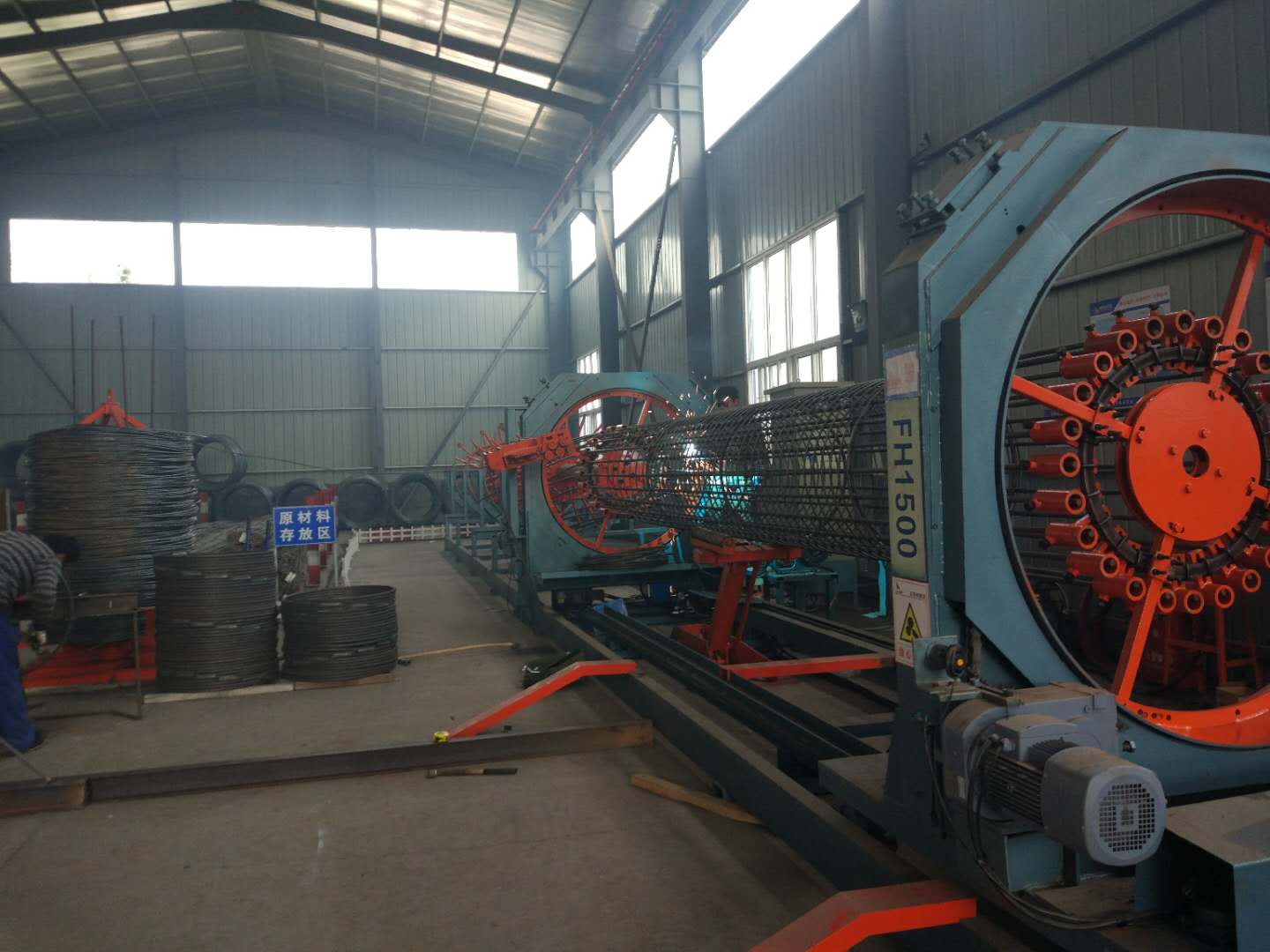 青连铁路ZQ-5标段工程项目三分部钢筋加工厂