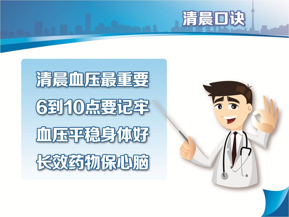 教你如何对抗高血压的魔鬼时间——清晨
