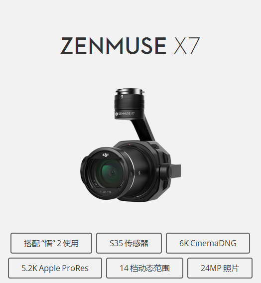 禅思 Zenmuse X7