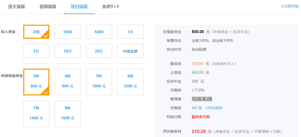 按月操盘 按月操盘