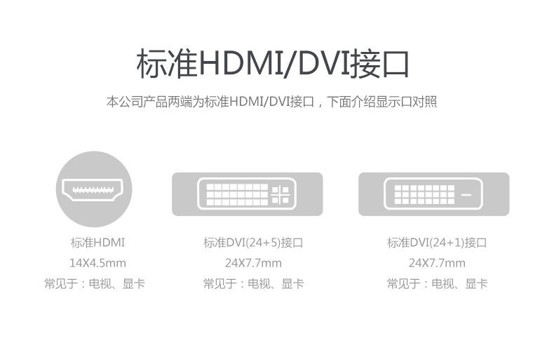 大黄蜂 工程DVI-HDMI线 19+1无氧铜线芯   (支持1920*1080P分辨率)