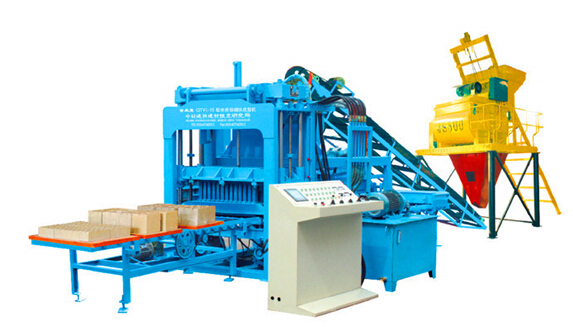 QTY5-15液压全自动砌块砖机 QTY5-15液压全自动砌块砖机