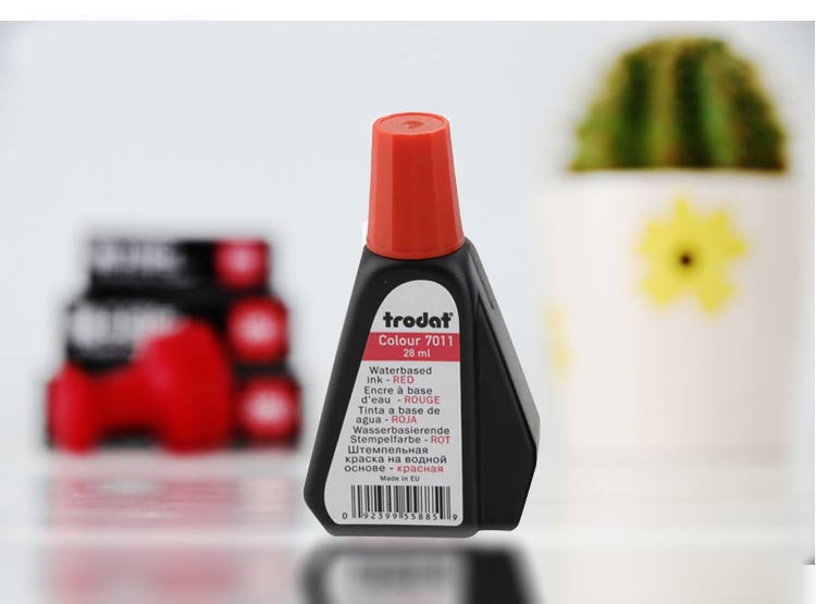 卓达（Trodat）7011 自动回墨印油 28ml 黑色 单瓶装