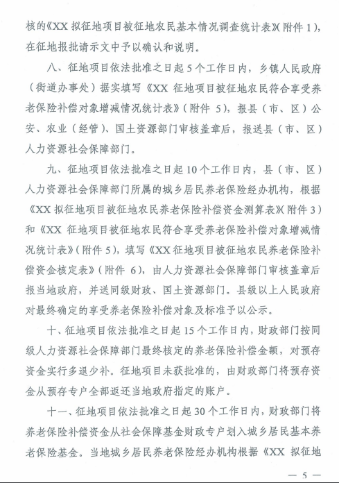 湖北省被征地农民养老保险补偿实施细则