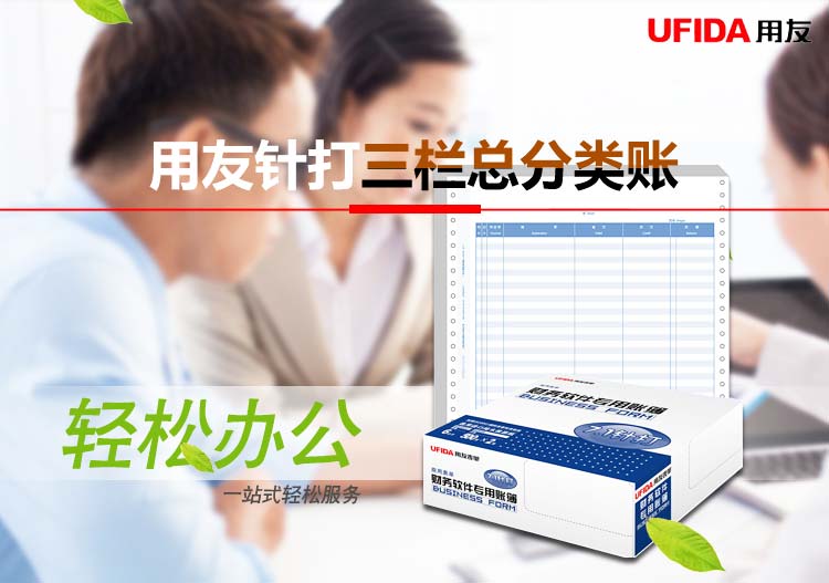 用友（UFIDA）L020106 7.1总分类账（明细账） 286*292.1mm 500页/包*2包/箱