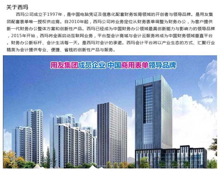 西玛（SIMAA）KPJ102 金额记账凭证 210*127mm 整箱装（1000份/包 2包/箱）