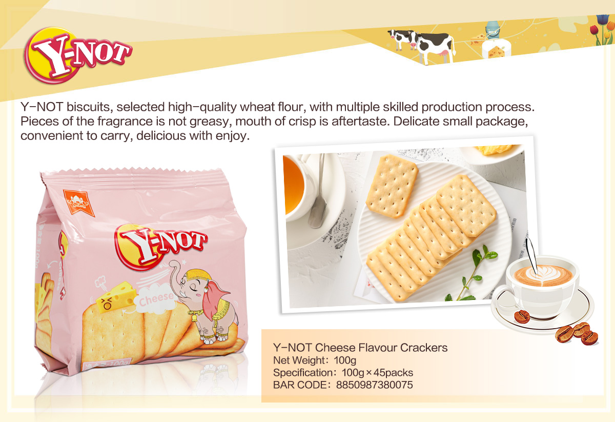 Y-NOT Cheese Flavour Crackers