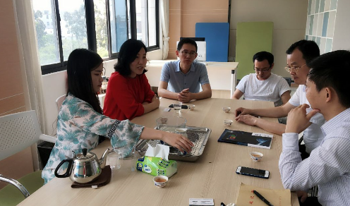 刘元刚副处长一行赴泉州分中心考察 刘元刚副处长一行赴泉州分中心考察