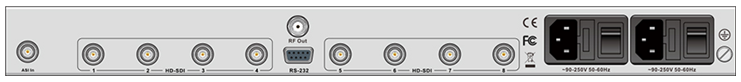 DXP-8000EM 8 路编码调制一体机 DXP-8000EM 8 路编码调制一体机