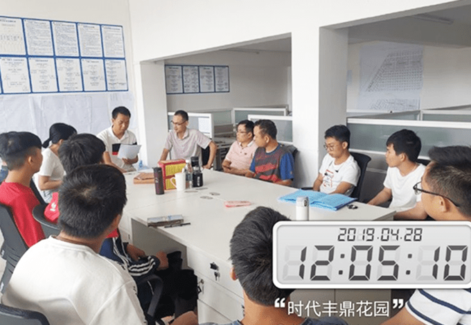 颜总亲自过来进行项目指导工作