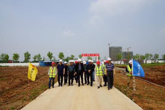 市农科院领导视察武汉生物农业产业 基地建设情况