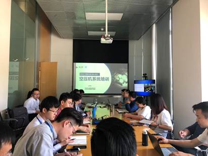 由中关村现代节能服务产业联盟与北京京东方能源科技有限公司联 合举办的节能技术培训第一期暨空压机系统培训课程圆满结束