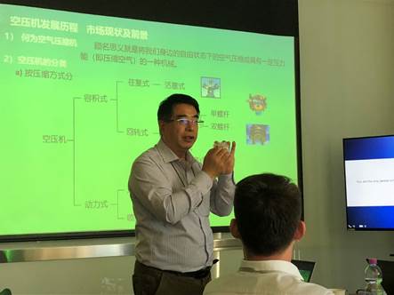 由中关村现代节能服务产业联盟与北京京东方能源科技有限公司联 合举办的节能技术培训第一期暨空压机系统培训课程圆满结束