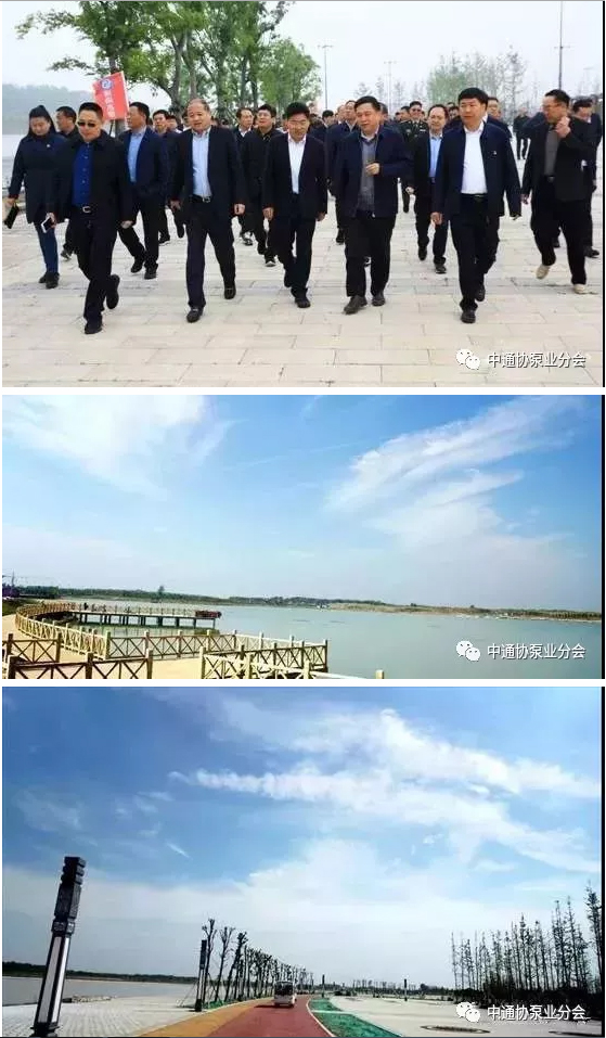 东方泵业助力河南省新蔡县水系联通项目一期工程正式开园
