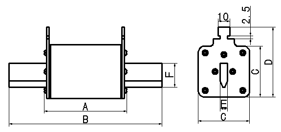 DC fuse for solar PV system protection