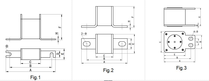 RS0 and RS3 fast acting fuses