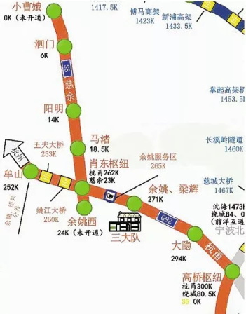 沪杭甬1小时圈从这里出发——余慈高速10月15日24时起通车！