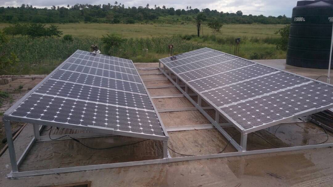 Tanzania 2.2KW solar pump system for farm irrigation.