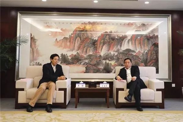 CCYIA’s Co-Chairman Wu Qiang Visited CCCC’s President Song Hailiang