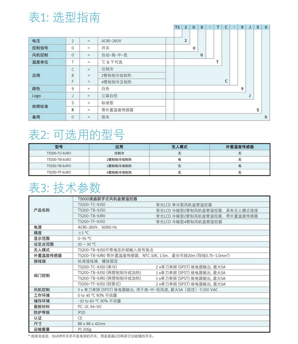 T5000液晶温控器