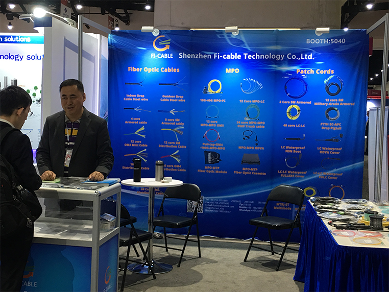 Ficable exhibited in OFC 2019 during 5-7th March in San Diego, USA