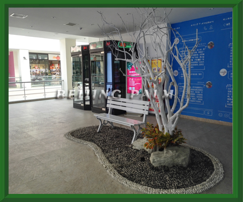 We just finished the landscaping project in Sipuruisi Outlets Mall in Chaoyang Dis,Beijing.