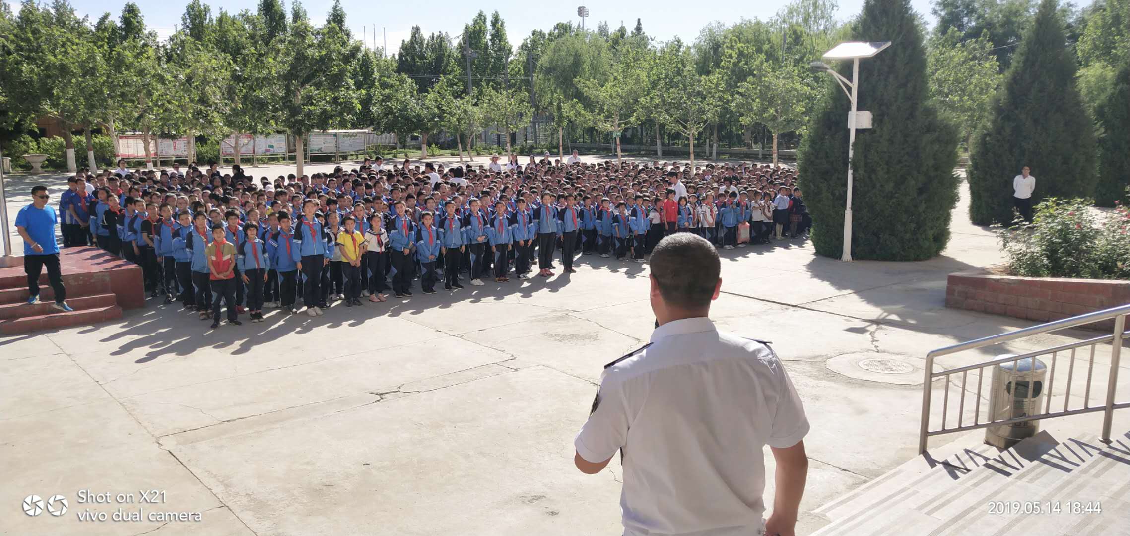 喀什疏附县第二小学开展消防安全培训