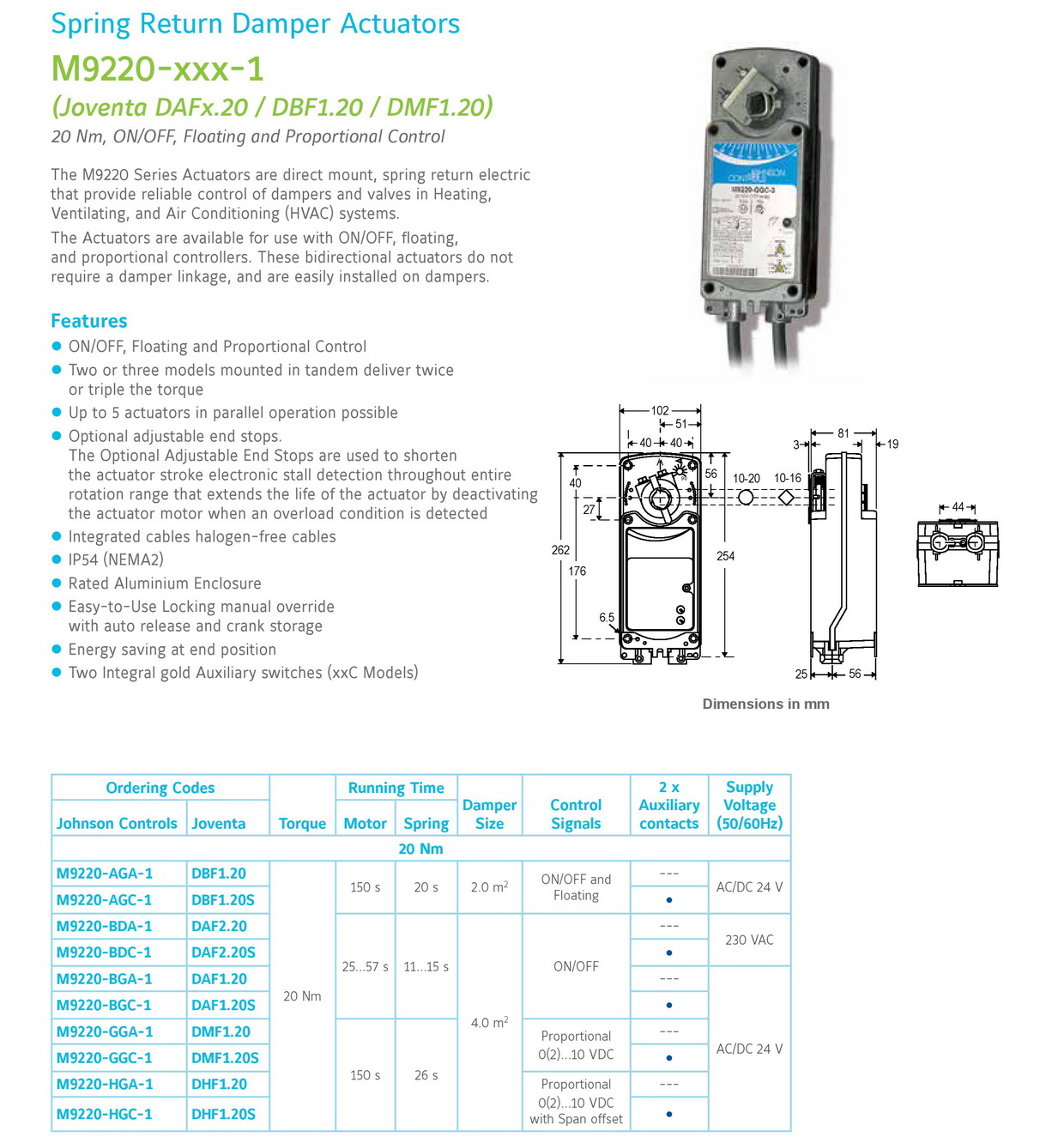 M9220球阀执行器