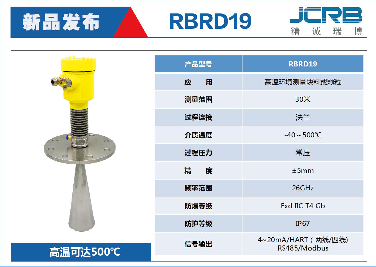 RBRD19高頻雷達物位計