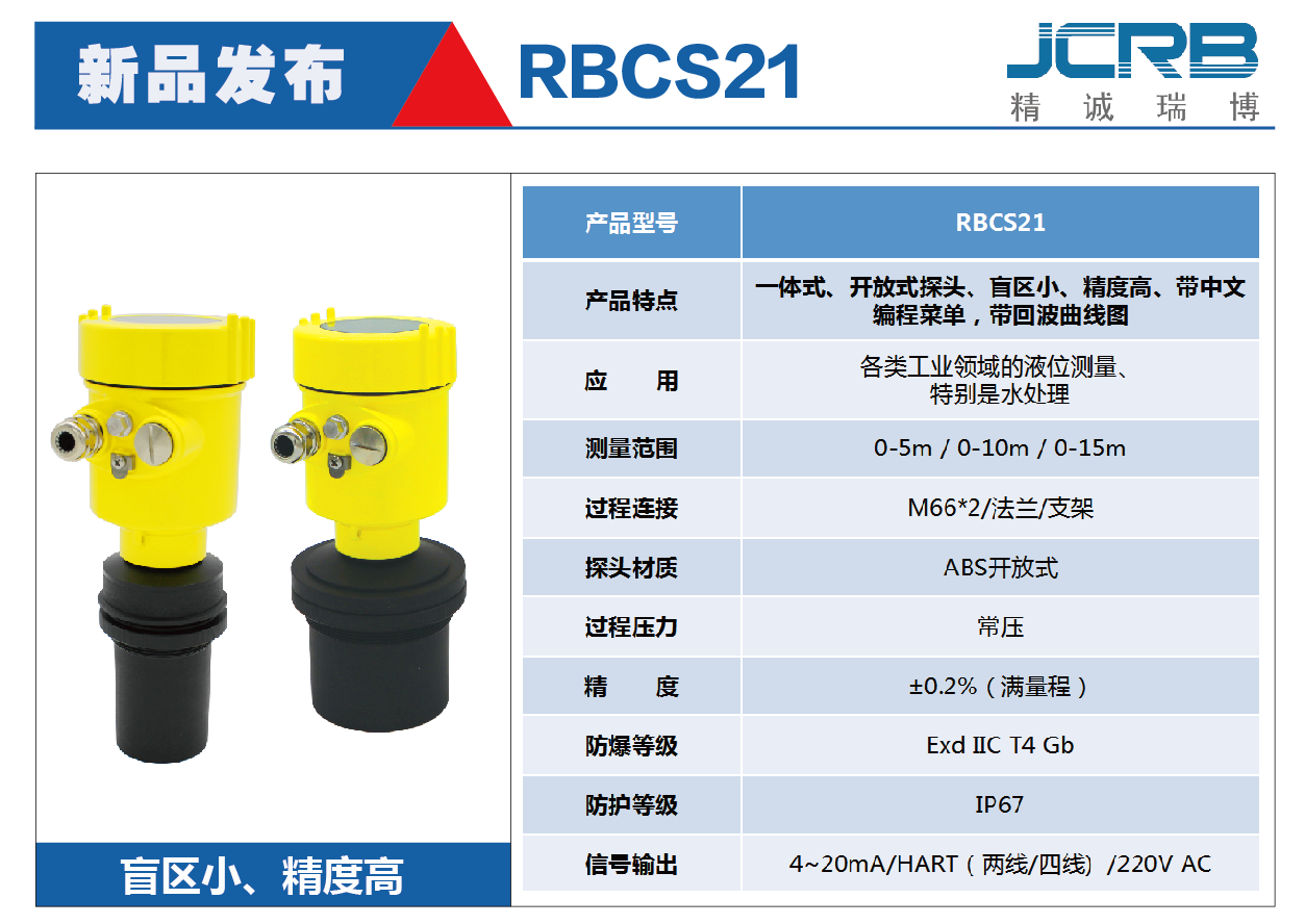  RBCS21超聲波物位計