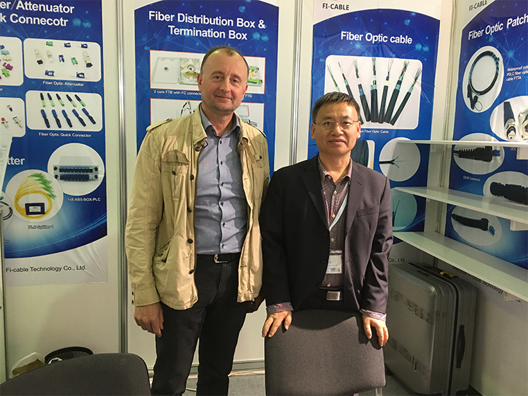 Ficable exhibited in SVIAZ ICT 2018 during 24-26th April in  Moscow, Russia