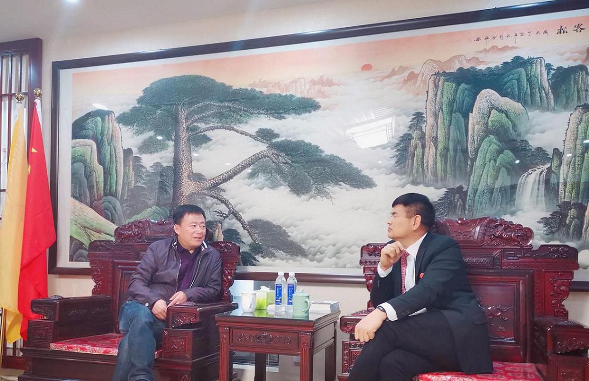 黑龙江省牡丹江市西安区副区长文晓峰到集团杭州参观