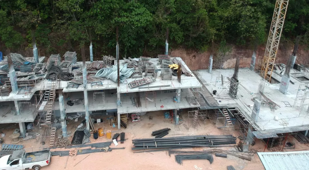 「登岛实录」UTC项目现场跟踪报道,整体建设进度稳步进行,主体部分已至3层! 「登岛实录」UTC项目现场跟踪报道,整体建设进度稳步进行,主体部分已至3层!