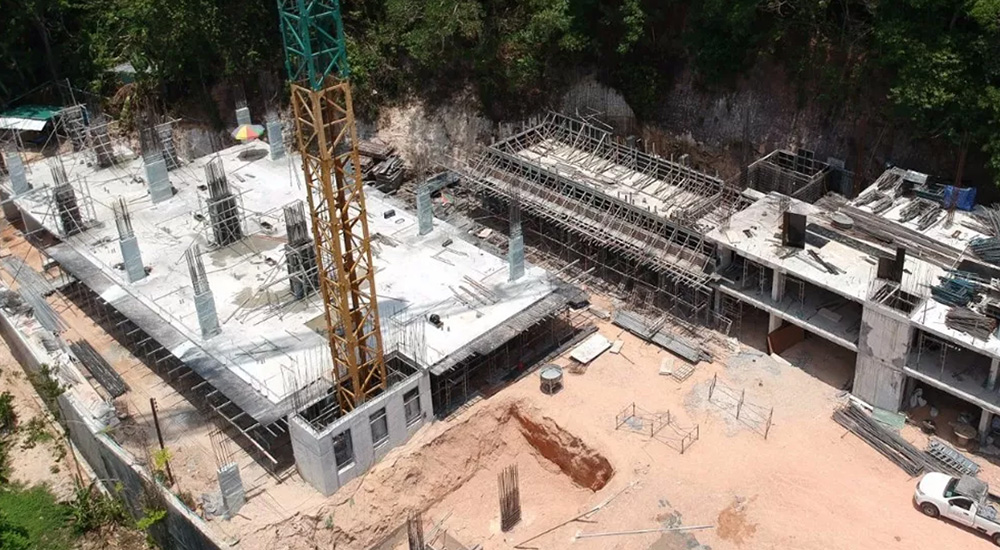 「登岛实录」UTC项目现场跟踪报道,整体建设进度稳步进行,主体部分已至3层! 「登岛实录」UTC项目现场跟踪报道,整体建设进度稳步进行,主体部分已至3层!