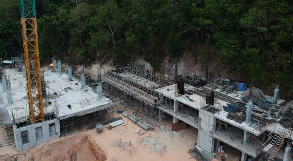 「登岛实录」UTC项目现场跟踪报道,整体建设进度稳步进行,主体部分已至3层! 「登岛实录」UTC项目现场跟踪报道,整体建设进度稳步进行,主体部分已至3层!