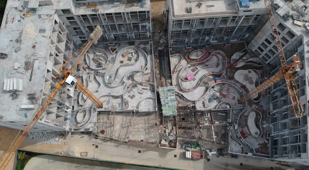 「登岛实录」UTL项目现场跟踪报道,主体泳池部分完整呈现! 「登岛实录」UTL项目现场跟踪报道,主体泳池部分完整呈现!