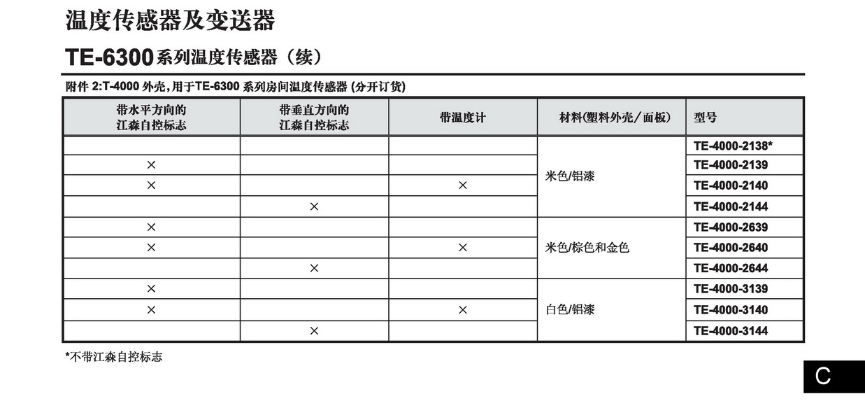 TE6300温度传感器