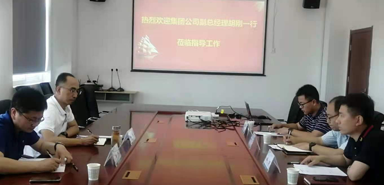 集团公司副总经理胡刚到杨凌核盛辐照技术有限公司调研指导工作