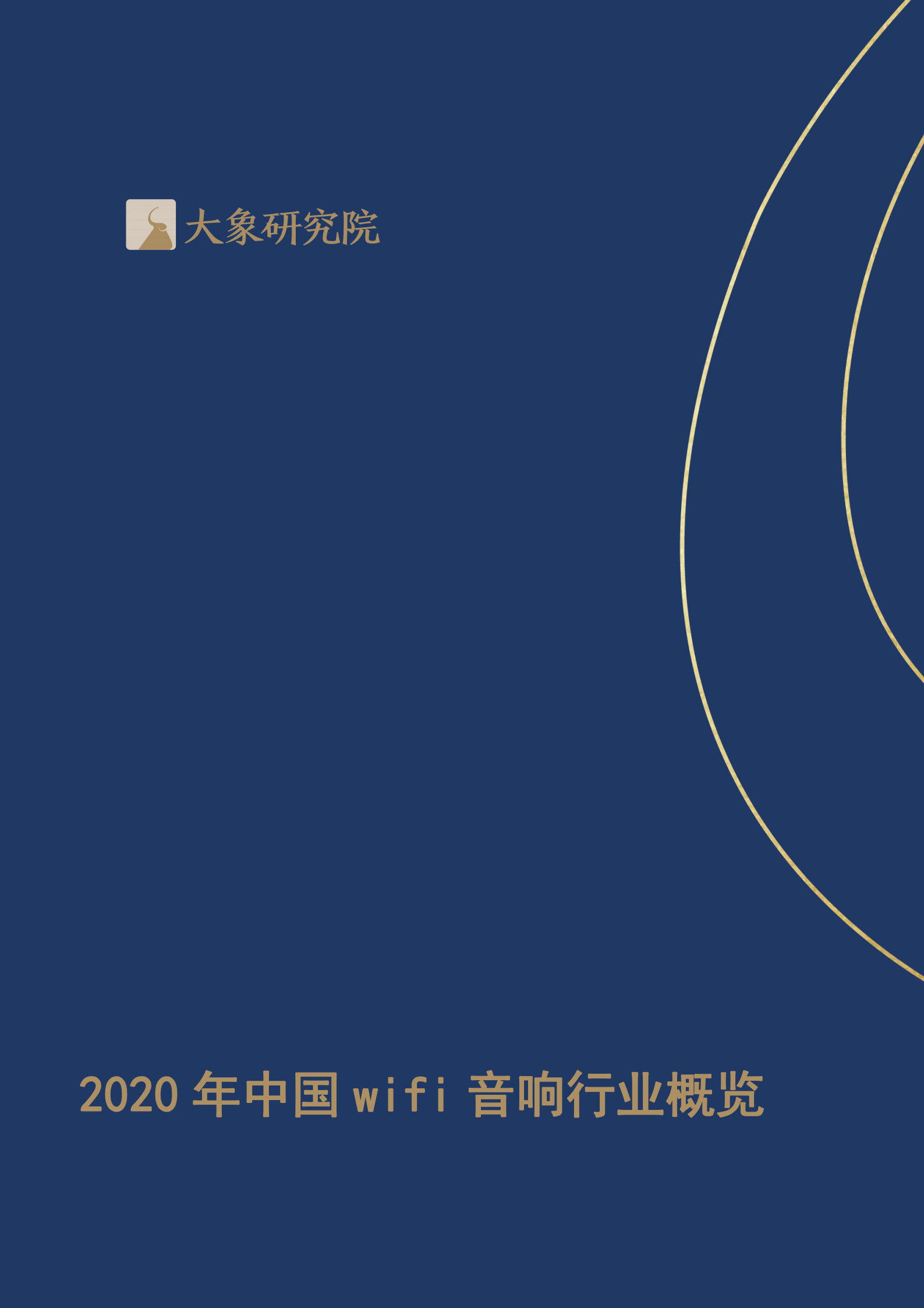 【大象研究院】2020年中國WIFI音響行業(yè)概覽