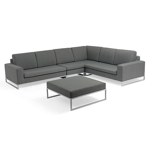 Aluminum fabric sofa set / Алюминиевая ткань диван набор
