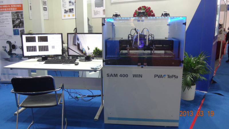 德国 PVA Tepla SAM 400 Quad 四探头超声波扫描显微镜 参展 2013 上海 SEMICON
