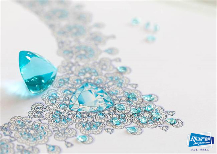 萧邦标志性高级珠宝系列中的闪耀新星——帕拉伊巴碧玺项链